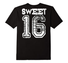16th Birthday Shirt Gift Sweet Sixteen 16 Varsity Cracked