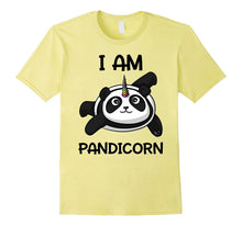 Pandicorn Funny Panda Bear Cartoon Humor T-Shirt