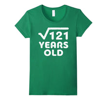 Square Root of 121 Years Old T-Shirt Cool 11th Birthday Gift