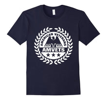 American Veterans AMVETS T-Shirt. Veterans Day Patriotic Tee