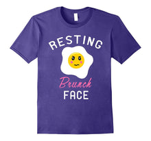 Resting Brunch Face Shirt : Grumpy Breakfast Egg Humor Joke