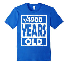 Square Root of 4900 Shirt Cool Gift Idea 70th Birthday Shirt