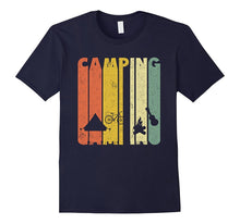 Camping Dad Shirt Retro Vintage Style Camper Gift Shirt