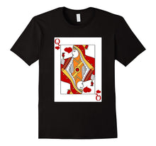 Deck of Cards Halloween Queen of Hearts Couple Costume Shirt
