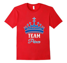 Team Prince Boys Blue Tee T Shirt for Gender Reveal Party