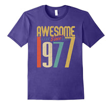 Awesome Since 1977 T-Shirt 40 Years Old 40th Birthday Tee