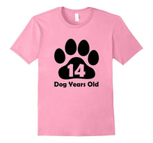 14 Dog Years Old T-Shirt Funny 2nd Birthday Gift Puppy Love