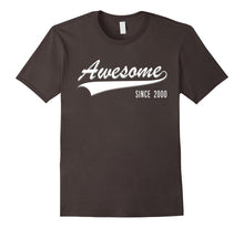 17th Birthday Gift Shirt Awesome Since 2000 17 Year Old Tee