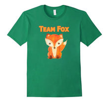 Team Fox Hipster Fox T-Shirt Cute Red Haired Animal Shirt