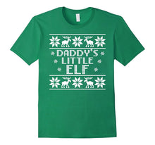 Daddy's Little Elf Matching Family Christmas T-Shirt Gift