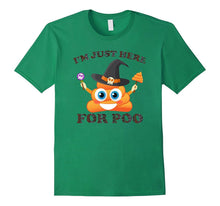 I'm Just Here for Poo Tee Emoji Emoji Poop Halloween T-Shirt