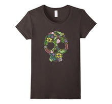 Colorful Flower Skull Bohemian Folk Style Gift T-Shirt