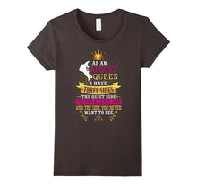 Birthday Gift Born in August Three Sides of Queen Girls Tee
