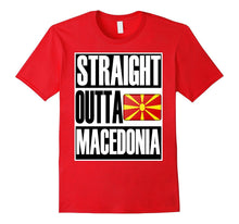Storecastle Straight Outta Macedonia Flag Gift Pride T-Shirt