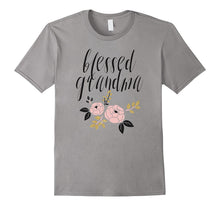 Floral Design Blessed Proud Grandma Gift Tee Shirt