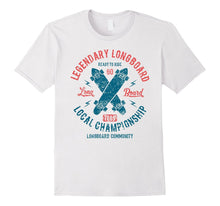 Retro Street Long Board Skate Boarding Summer T Shirt