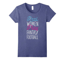 Real Woman Women Play Fantasy Football Mrs Champion T Shirt