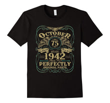 Legend October 1942 Vintage Gift Ideas 75th Birthday T-Shirt