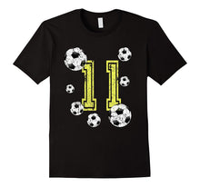 11th Birthday Soccer Fan T-Shirt for Boys and Girls