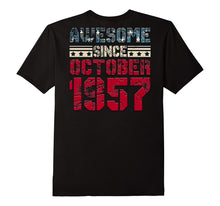 Awesome Since OCTOBER OCT 1957 Birthday Gift 60 Years Old