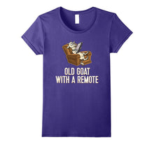 RETIREMENT FUNNY OLD GOAT WITH a REMOTE - Old Man Birthday T