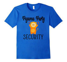 Pajama Party Security Lion Fun T Shirt