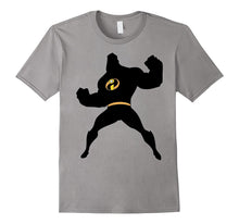 Disney Pixar the Incredibles Dad Silhouette Graphic T-Shirt