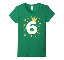 Kids Birthday Number Age 6 Year Boy Girl King Queen T Shirt