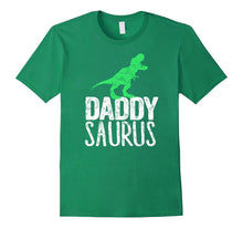 Mens DADDYSAURUS Funny Father Daddy T-Rex Family Matching Shirt