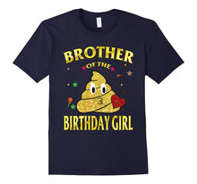 Brother of the Birthday Girl Lovely Emoji T-Shirt Funny Tee