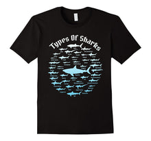 38 Types of Shark T-Shirt Academic Educational Ocean Tee