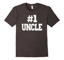 Mens #1 Uncle T-Shirt. Number One Uncle T-Shirt