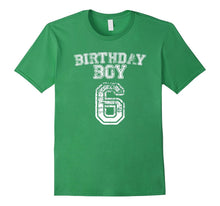6th Birthday Sports Jersey T Shirt - 6 Year Old Boy Tee