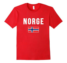 Norge T-Shirt Norwegian Flag Tee Norway Shirt