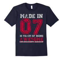 10th Birthday Gift - Made in 07 Awesome Tee Shirts