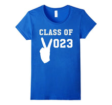 Class of 2023 Peace Sign - School Graduation T-Shirt