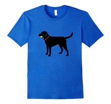 Labrador Retriever Fetch, Black Lab Play Ball T-Shirt