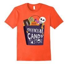 Official Candy Taster Halloween Shirt for Parents Mom Dad