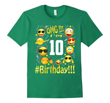 Funny 10 Years Old 10th Birthday Emoji Shirt Gifts 2007 Cute