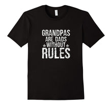 Mens Grandpas Are Dads Without Rules Tshirt for Fathers Day