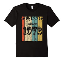 1972 Classic Vintage T-Shirt 45 Yrs Old Bday 45th Birthday