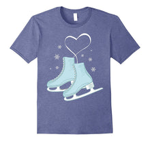 Figure Ice Skating Heart Tshirt - Figure Skater Love Gift