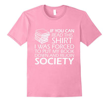 If You Can Read This Shirt - Nerd Geek Book Reading Gift