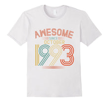 Awesome Since October 1993 Funny T-Shirt 24th Birthday Tee