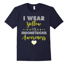 I Wear Yellow for Endometriosis Awareness Support Shirt