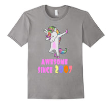 Awesome Since 2007 Birthday Girl Unicorn Dab Tshirt