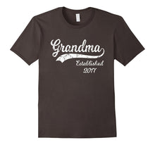 Grandma Established 2017 T-Shirt New Grandma Gifts