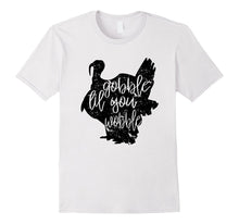Distressed Fall Gobble Til You Wobble Thanksgiving Shirt