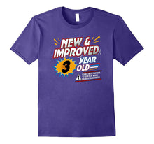 Funny 3rd Retro Birthday T-Shirt 3 Yr Old Comical Cartoon