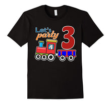 3 Years Old 3rd Birthday Train 3 Toddler Kids T-Shirt